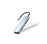 7in1 Type-C Çok Fonksiyonlu HDMI Girişli USB Çoğaltıcı TYPE-C Çoğaltıcı 