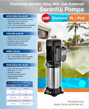 PL12-3 DİK KADEMELİ SANTRİFUJ POMPA 4HP 380W