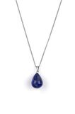 Lapis Lazuli Doğal Taş Damla Model Kolye
