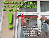 Pileli Sürgülü Balkon Kapı Sinekliği 
