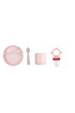 Pembe Mega Silikon  Bebek Beslenme Set