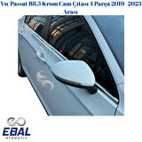 Vw Passat B8.5 Krom Cam Çıtası 4 Parça 2019- 2023 Arası Paslanmaz Çelik