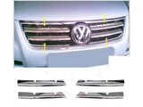 VW Touareg Krom Ön Panjur 4 prç. 2003-2007 Arası P. Çelik