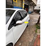 Peugeot 208 Krom Ayna Kapağı 2 prç. 2012 ve üzeri Paslanmaz Çelik