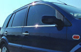 Ford Fusion Krom Cam Çıtası 4 Parça 2002 Üzeri P. Çelik