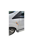 Ford Tourneo Courier Krom Uyumlu Sinyal Çerçevesi 2 Parça 2014-2018 Arası Paslanmaz Çelik