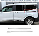 FORD TOURNEO COURIER 2024 Üzeri Sürgü Nikelajı 2 Parça Paslanmaz Çelik