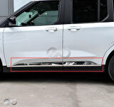Ford Tourneo Courier Krom Yan Kapı Çıtası 4 Parça 2024 Üzeri Paslanmaz Çelik