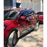 Opel Grandland X Krom Cam Alt Çıtası 6 Prç. 2017 ve Üzeri P.Çelik