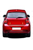 BMW 1 Seri F20 Krom Alt Bagaj Çıtası 2011-2019 Paslanmaz Çelik