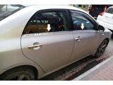 Toyota Corolla Krom Cam Çıtası 4 Parça 2007-2013 Paslanmaz Çelik