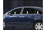 Citroen C4 HB Krom Cam Çıtası 8 Prç 2005-2010 Paslanmaz Çelik