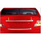 Hyundai Accent Blue Krom Bagaj Alt Çıtası 2011 Üzeri P. Çelik