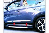 Hyundai Tucson Krom Yan Kapı Çıtası 2015 ve üzeri P.Çelik GENİŞ MODEL