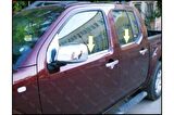 Nissan Navara Krom Cam Çıtası 4 prç. 2006-2015 ARASI P. Çelik