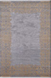 Artemis Halı Alegra 09111D Gold Antrasit Çizgi Desenli Bambu Halı
