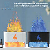 3d Alevli Oda Hava Nemlendirici Himalaya Tuzlu Aroma Difizör 250 ml Ultrasonik Koku Cihazı