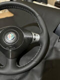 Alfa Romeo Spark147 2002-2008 ARACA ÖZEL DİKMELİ DİREKSİYON KILIFI(GRİPLİ)