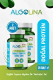 Spirulina 120 Tablet 600 Mg Protein Kaynağı - Takviye Edici Gıda (2 Adet)