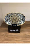 derin servis kasesi / çukur sunum tabağı/meze/sote Etnik Desenli Servis Alhambra Gourmet Oval Plate
