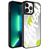 Apple iPhone 13 Pro Kılıf Aynalı Desenli Kamera Korumalı Parlak  Mirror Kapak