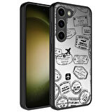 Galaxy S23 Kılıf Aynalı Desenli Kamera Korumalı Parlak  Mirror Kapak