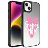 Apple iPhone 14 Plus Kılıf Aynalı Desenli Kamera Korumalı Parlak  Mirror Kapak