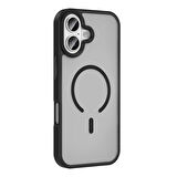 Apple Uyumlu iPhone 17 Kılıf M-safe Şarj Özellikli Mat Arka Yüzey Zore Sio Kapak