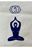 PZR CASUGO Yoga Meditasyon Minderi  Karabuğday Kabuklu Dolgulu - Kök Çakra–Muladhara Sembollü Zafu Minder