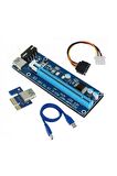 Pcı Express To Pcıe Adaptör Set Usb 3.0 Riser Kartı 1x To 16x Mining-bitcoin-crypto