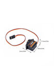 Es08ma Iı 12gr Analog Servo Motor Mini Metal Dişli 1.8kgcm Tork Rc Uçak Drone Robot Kol