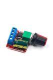 5a 35v Mini Dc Motor Pwm Potlu Hız Kontrol Devresi 90 Watt Açma Kapama Butonlu Ayarlanabilir Voltaj