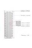 Breadboard Mb-102 830 Hücre Mb102 Büyük Boy Bread Board Protoboard Prototip Elektronik Deney
