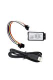 Usb Lojik Analizör  24 mhz 8 Kanal - Spı I2c Uart Can Dmx512 Profesyonel Data Inceleme Debug Aracı