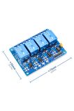 4 Kanal 5v Röle Modül Ac 250v 10a -- Optokuplör Izolasyon