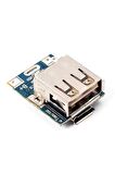 134n3p Powerbank Devresi - Lityum Pil Şarj - 5v 1a Usb Boost Modül Lion