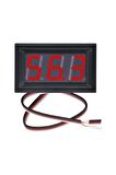 0.56 Inch Dc 0-100v Digital Kırmızı Voltmetre 3 Telli Panel Tip