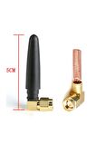 433mhz Rf 3dbi Sma Erkek 90 Derece Anten 5cm Kablosuz Haberleşme Modül Cihaz Omni Radyo