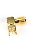 Sma Pcb Tip Soket 90 Derece Sma-kwe Gsm Gps Gprs Rf Anten Soketi