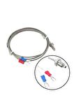 K Type Thermocouple 1 Metre Sıcaklık Isı Sensörü 0-800c 6mm Dişli