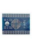 Tqfp-1 0.5mm Smd Dip Çevirici Pcb Tqfp16 Tqfp32 Tqfp48 Tqfp64