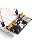 Breadboard Güç Kaynağı Modülü Breadboard Power Modül 3.3v 5v Prototip Devre Test
