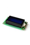 0802a 8x2 Karakter Lcd Modül Mavi Display Ekran Mavi Backlight 2 Satır 8 Karakter