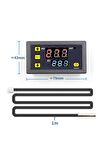 W3230 Dc 12v Dijital Termostat Sıcaklık Kontol Kartı Isıtıcı Soğutucu Kuluçka Akvaryum Buzdolabı