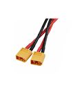 Xt60 Konnektörlü Y Tip Birleştirici Kablo 10 cm Lipo Pil Batarya