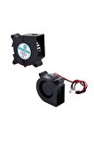 Dc 12v 40x40mm Salyangoz Fan Soğutucu Türbin Turbo Radyal Yazıcı