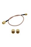 30cm Rg316 Sma Erkek - Erkek Rf Kablo 0-6ghz 50 Ohms 0.3db Esnek