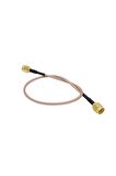 30cm Rg316 Sma Erkek - Erkek Rf Kablo 0-6ghz 50 Ohms 0.3db Esnek