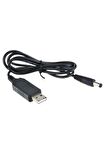 5v To 12v Kablolu Voltaj Yükseltici Usb 700ma Adaptör Soket Modem