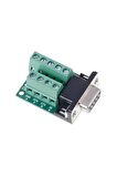 Db9 To Dip Adaptör Dişi 9 Pin Rs232 Com Port Klemens Çevirici